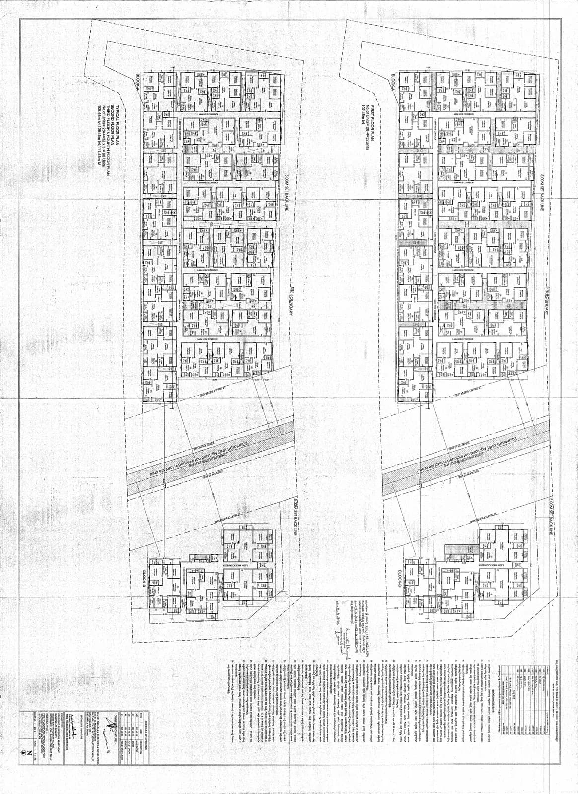 Sai Amogha: Approved Building/Plotting Plan, page 1 (filed with Karnataka RERA)