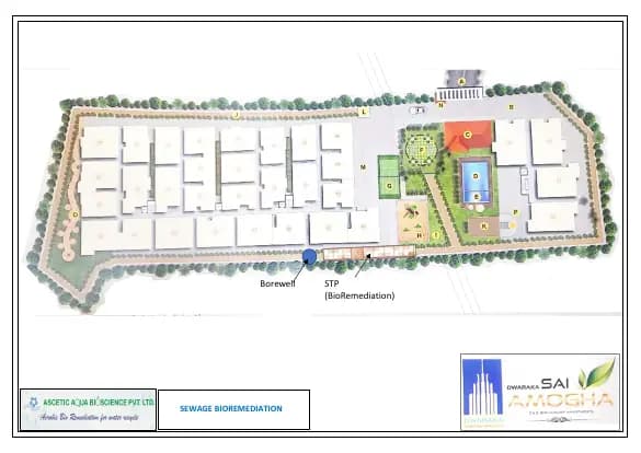 Sai Amogha: 21 STP Drawings with demarcation (filed with Karnataka RERA)