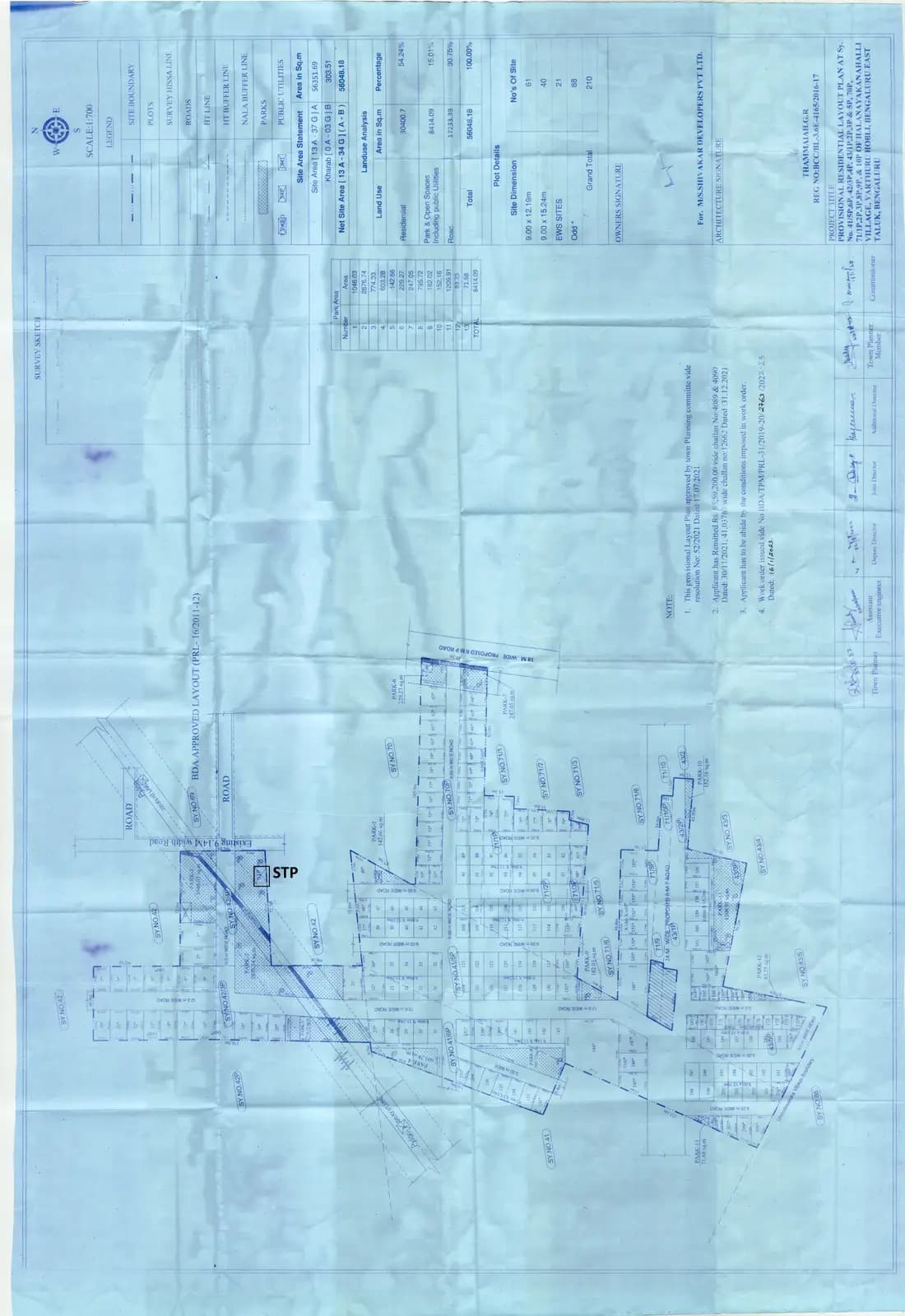 Adarsh Euphoria: STP Demarcation.jpg (filed with Karnataka RERA)