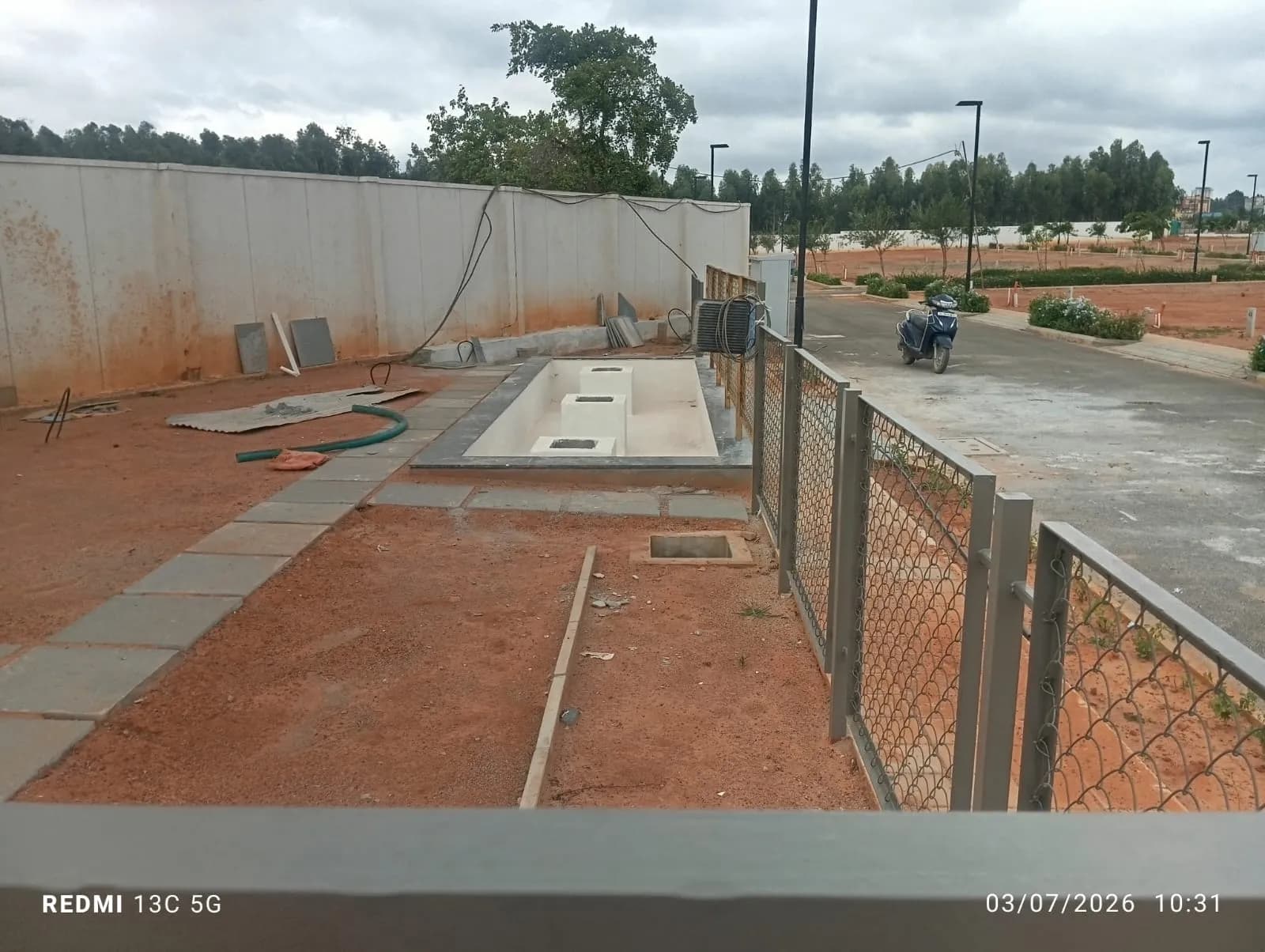 Adarsh Euphoria: Site photo filed with Karnataka RERA