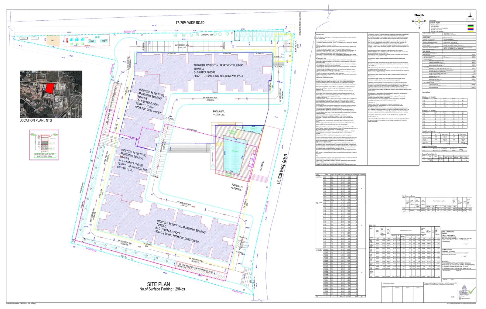 Casagrand Zaiden: Existing Layout Plan (filed with Karnataka RERA)