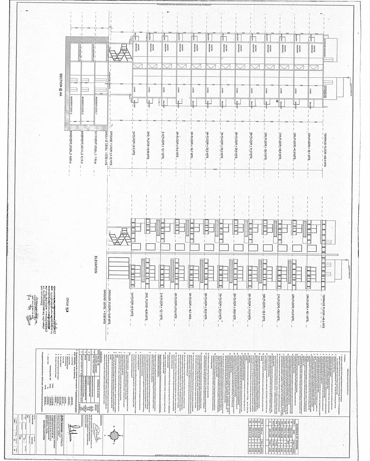 Ranka Iris: Existing Layout Plan (filed with Karnataka RERA)