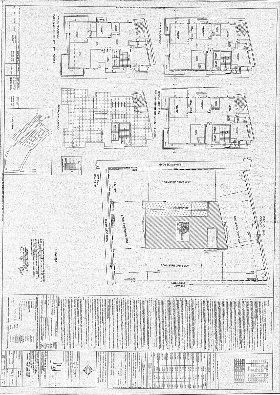 Ranka Iris: Approved Layout Plan (filed with Karnataka RERA)