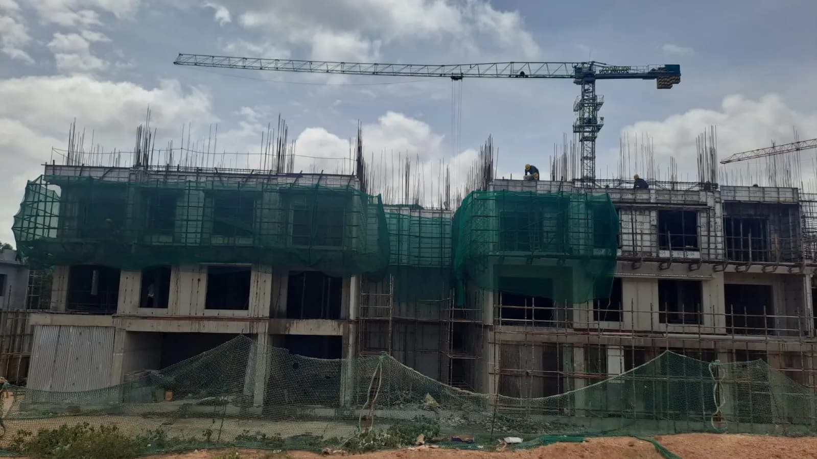 Adarsh Tropica: Site photo filed with Karnataka RERA