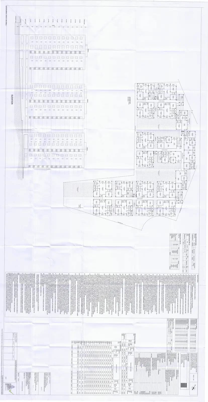 Elegant Hermitage: Existing Layout Plan (filed with Karnataka RERA)