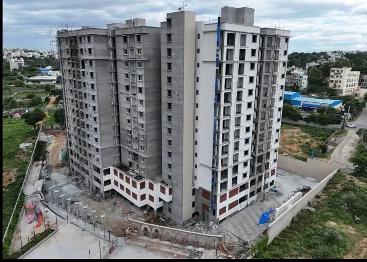 Elegant Hermitage: Site photo filed with Karnataka RERA