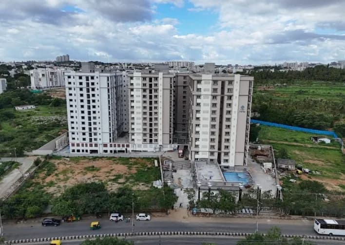 Elegant Hermitage: Site photo filed with Karnataka RERA
