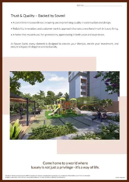 Soven Sachi: Brochure, page 6 (filed with Karnataka RERA)