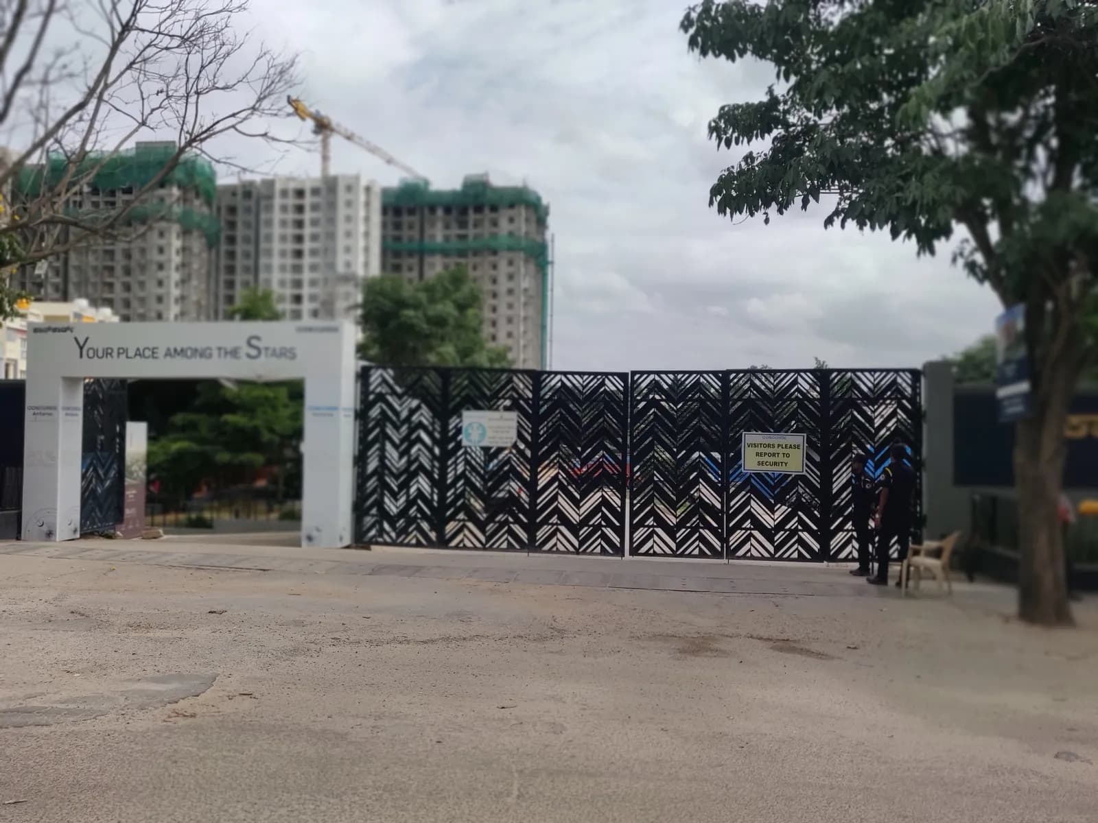 Concorde Antares: Site photo filed with Karnataka RERA