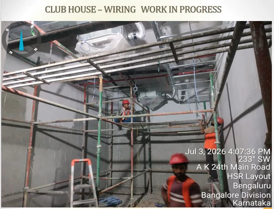 Casagrand Flamingo: Site photo filed with Karnataka RERA