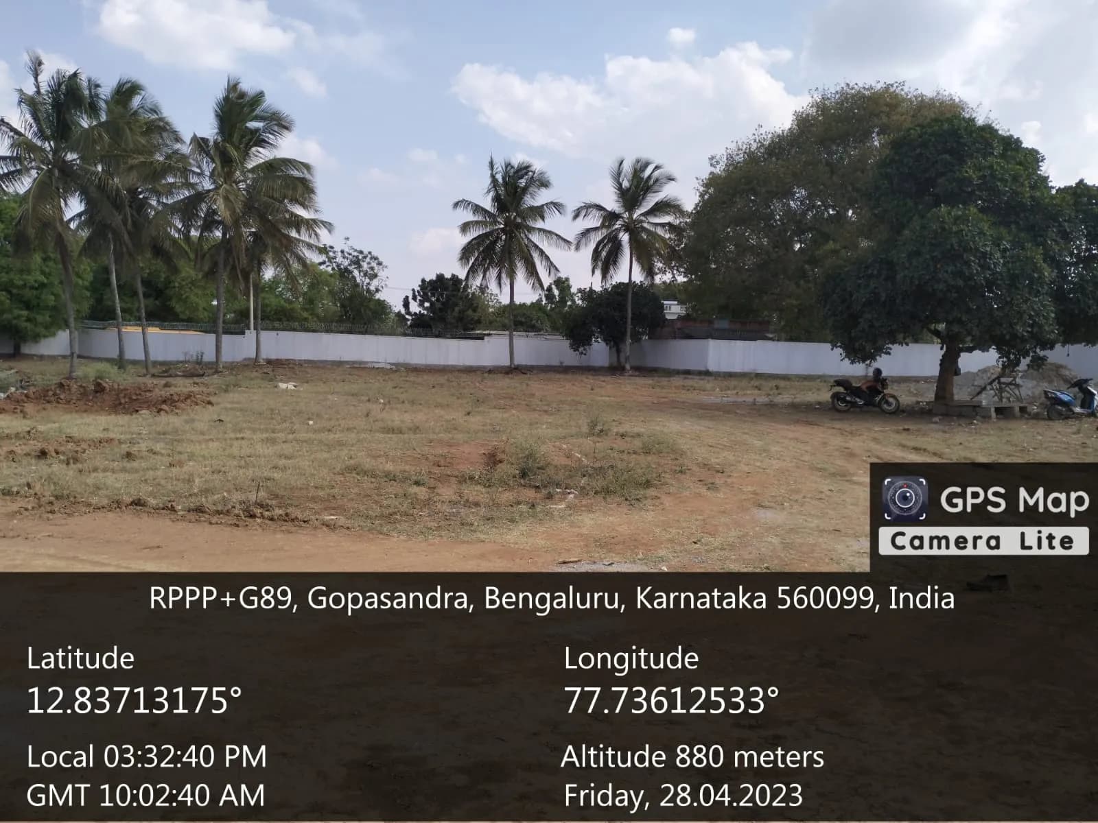 Saiven Mulberry Groves: Site photo filed with Karnataka RERA