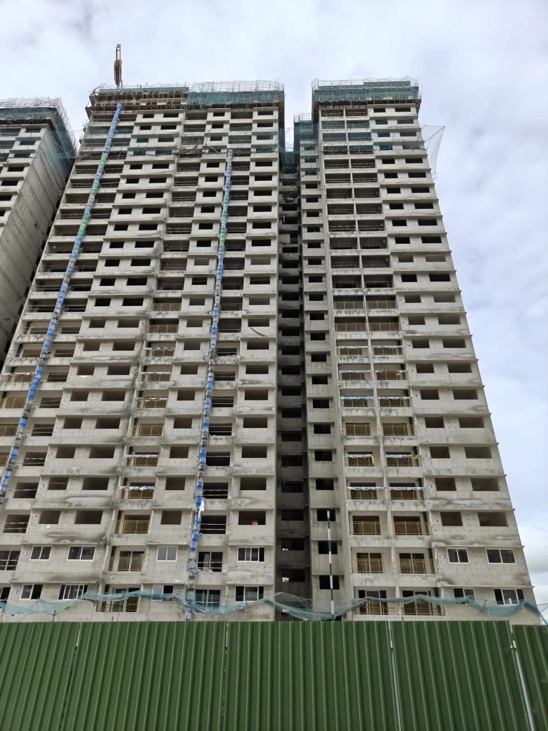 Adarsh Park Heights: Site photo filed with Karnataka RERA