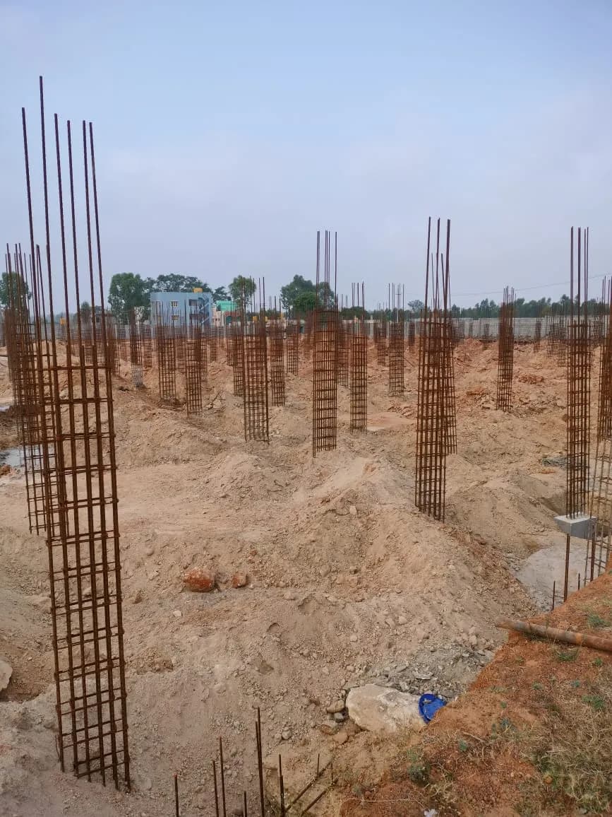 VRR Green Crest: Site photo filed with Karnataka RERA