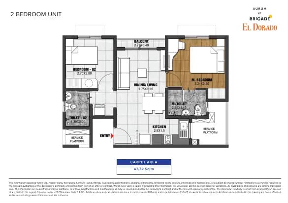 Aurum at Brigade El Dorado: Brochure, page 2 (filed with Karnataka RERA)
