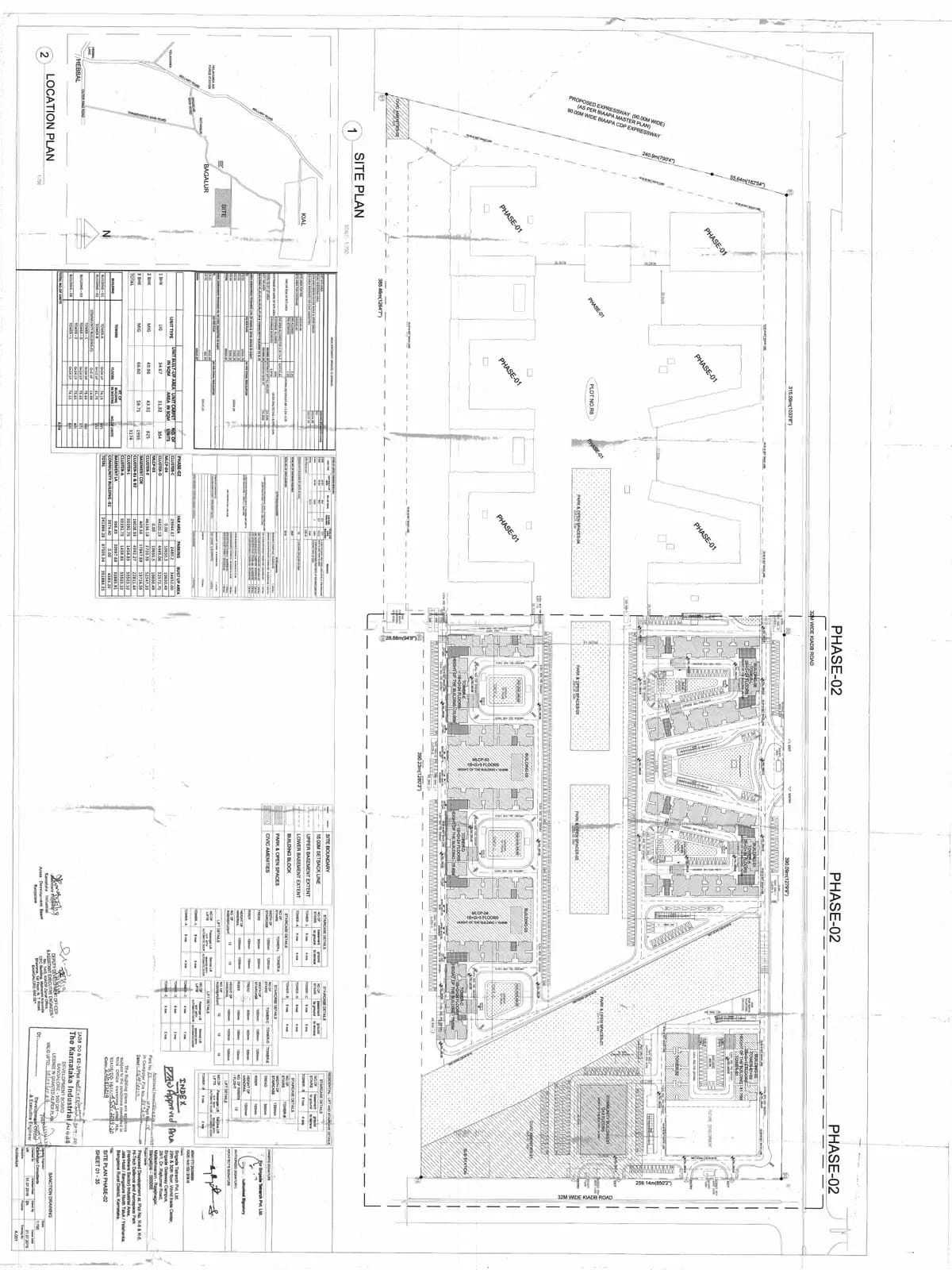 Aurum at Brigade El Dorado: Approved Layout Plan (filed with Karnataka RERA)