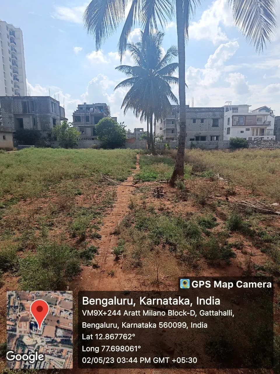 Greenbay: Site photo filed with Karnataka RERA