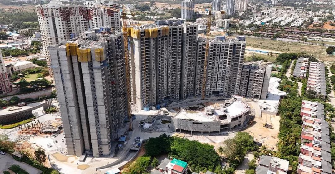 Prestige Serenity Shores: Site photo filed with Karnataka RERA