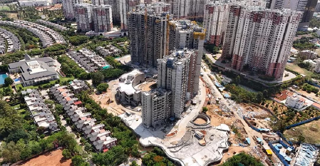 Prestige Serenity Shores: Site photo filed with Karnataka RERA