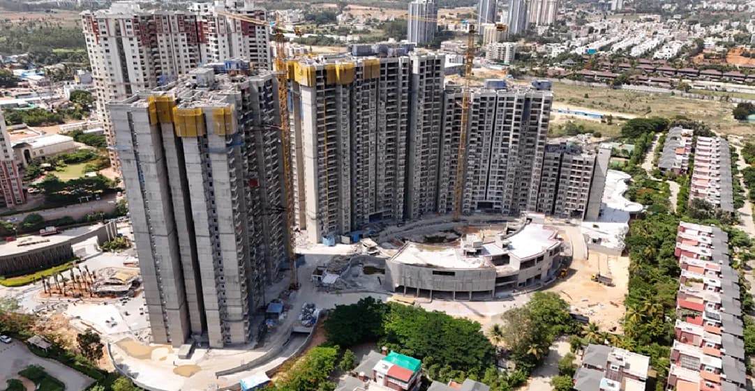 Prestige Serenity Shores: Site photo filed with Karnataka RERA