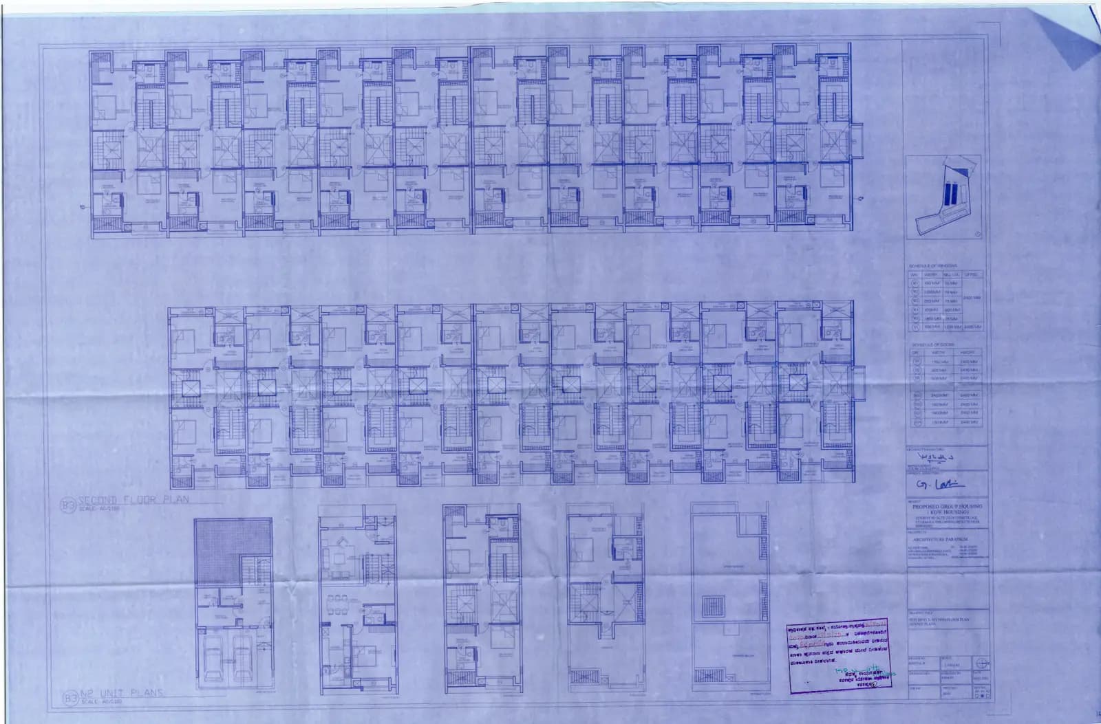 GRC Saffron Skies: Building 3 - Second Floor Plan N2 Unit Plans.pdf (filed with Karnataka RERA)