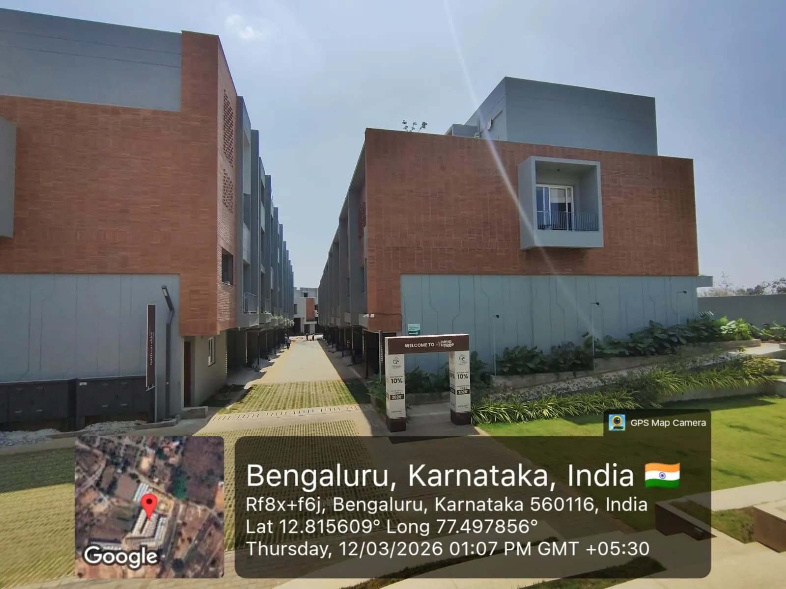 GRC Saffron Skies: Site photo filed with Karnataka RERA