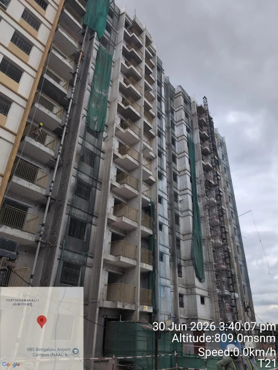 Birla Trimaya-Phase-I: Site photo filed with Karnataka RERA