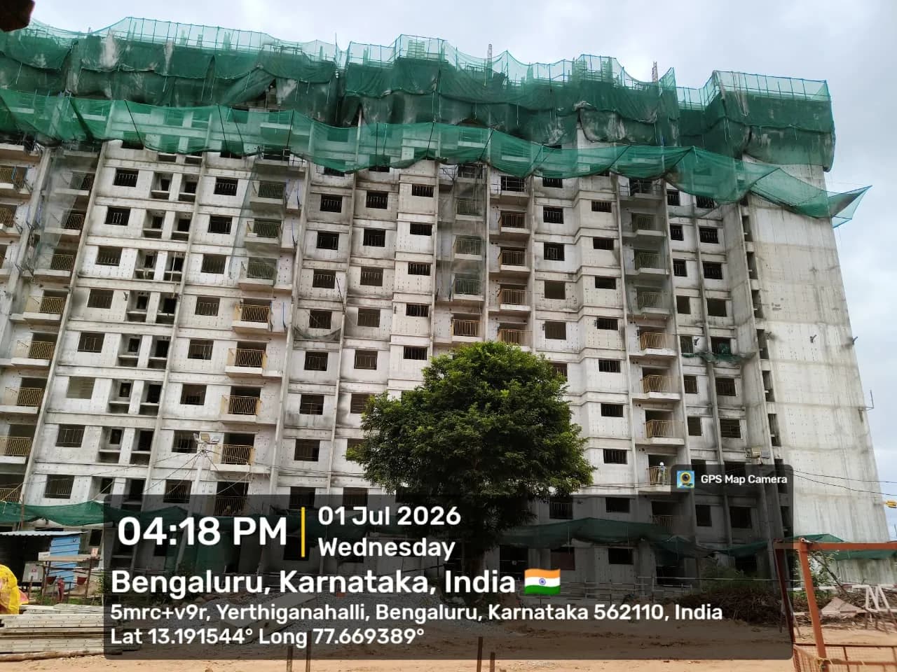 Birla Trimaya-Phase-I: Site photo filed with Karnataka RERA