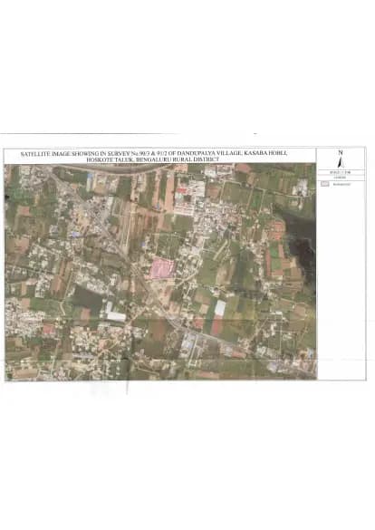 Adarsh Paradise: Google Demarcation.pdf (filed with Karnataka RERA)