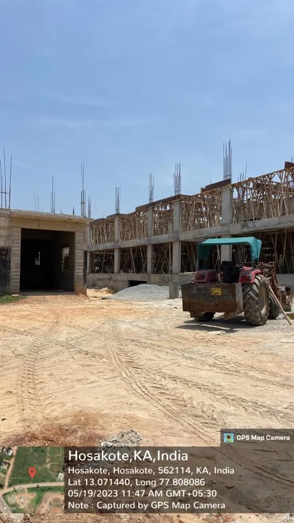 Adarsh Paradise: Site photo filed with Karnataka RERA