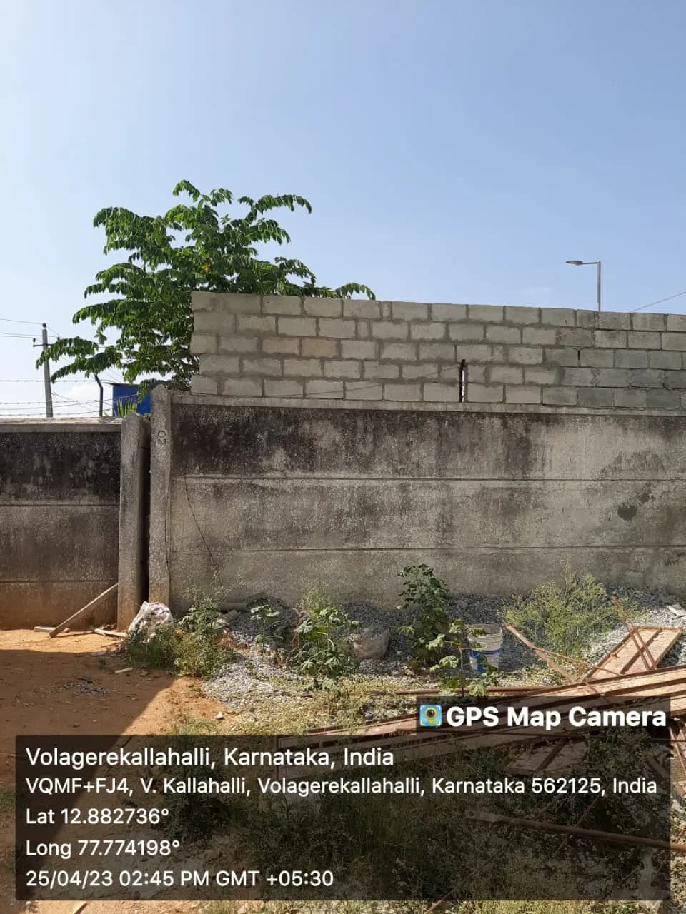 Aban Dazzle: Site photo filed with Karnataka RERA