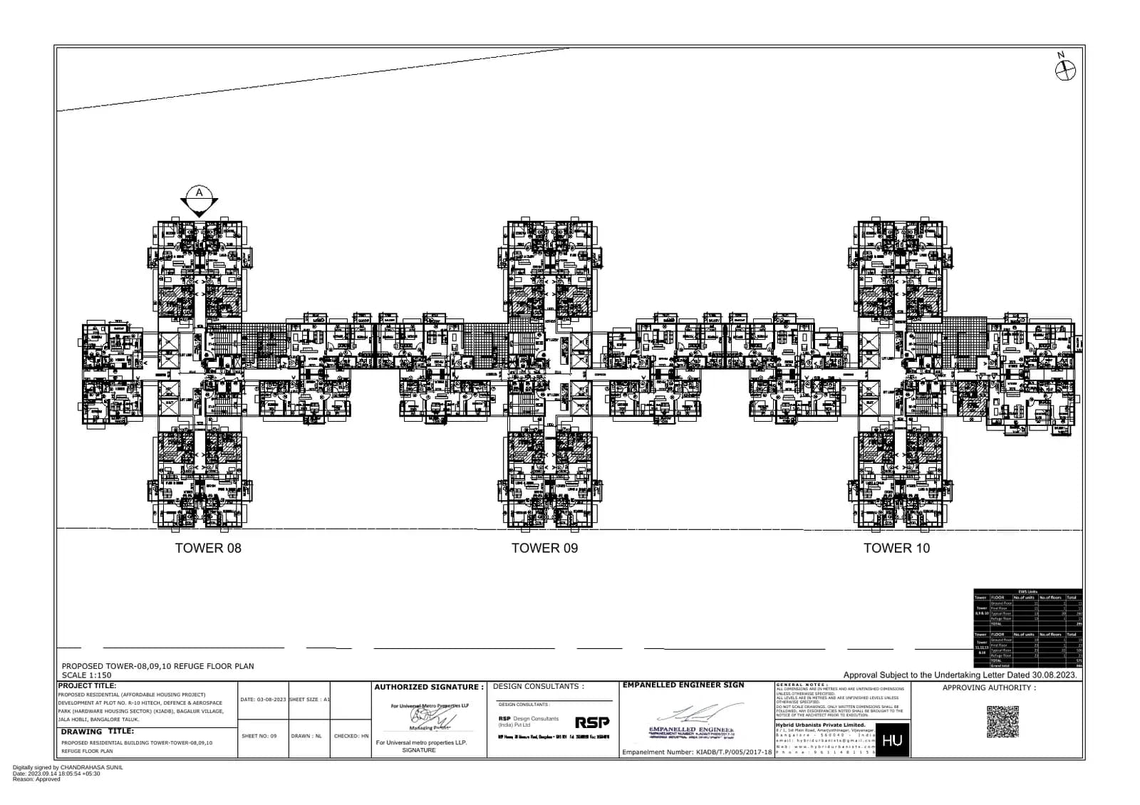 Soul@Godrej Ananda: Refuge Floor Plan T8 9 10 (filed with Karnataka RERA)