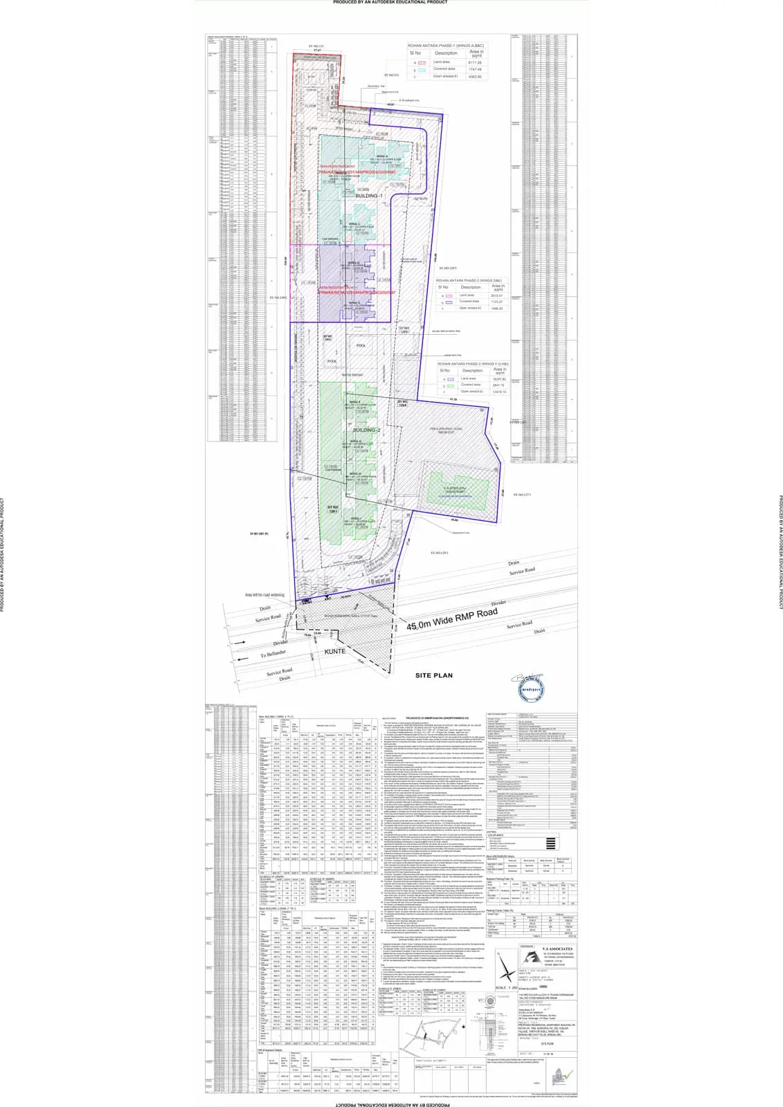 Rohan Ekanta: Approved Layout Plan (filed with Karnataka RERA)