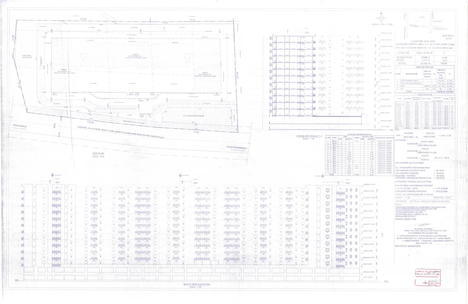 CoEvolve Florenza: Approved Layout Plan (filed with Karnataka RERA)