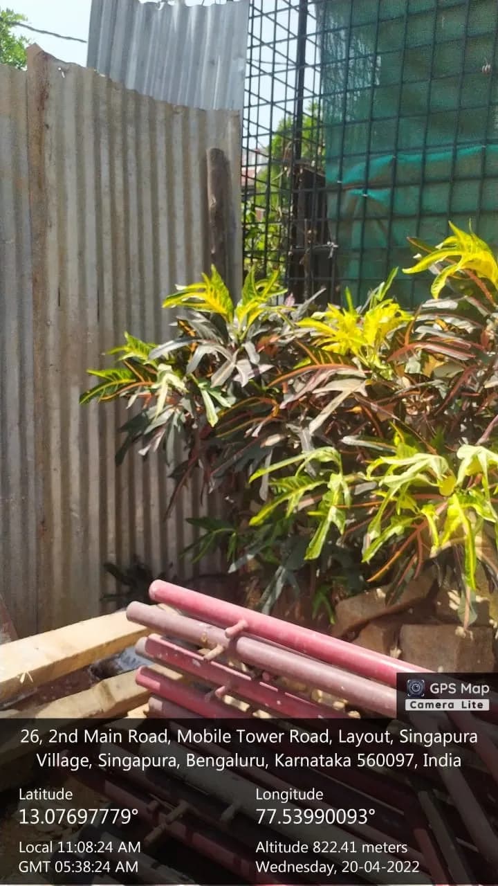 The Pinnacle: Site photo filed with Karnataka RERA