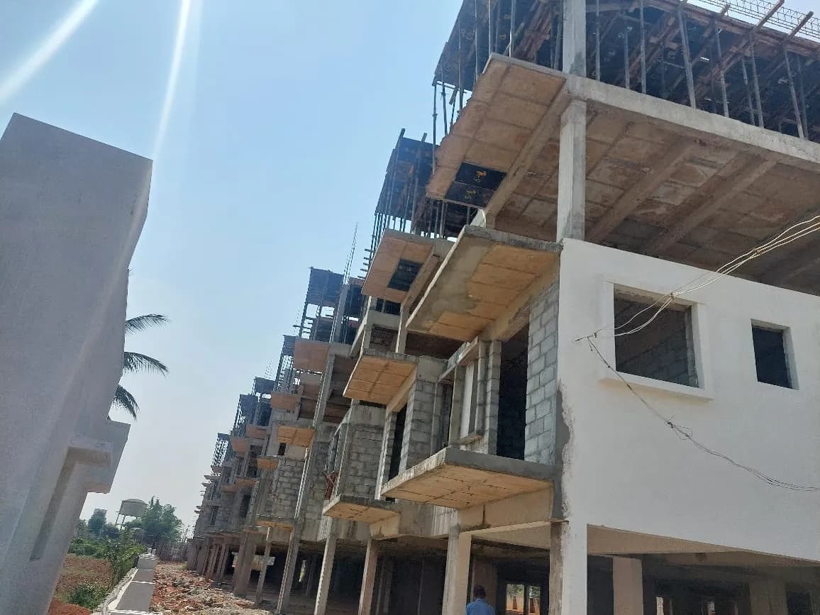 K R Infinity: Site photo filed with Karnataka RERA