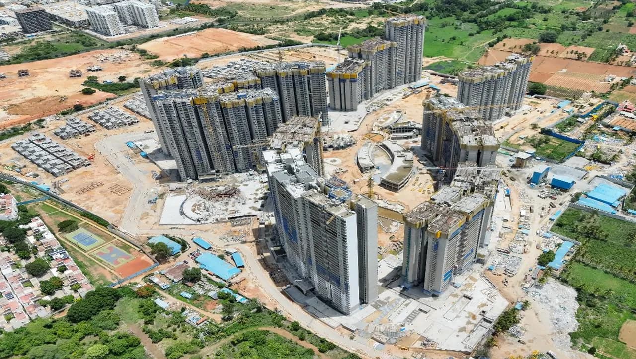 Prestige Park Grove: Site photo filed with Karnataka RERA