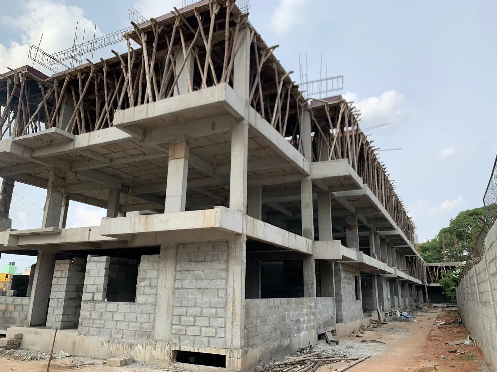 S K Dwaraka: Site photo filed with Karnataka RERA