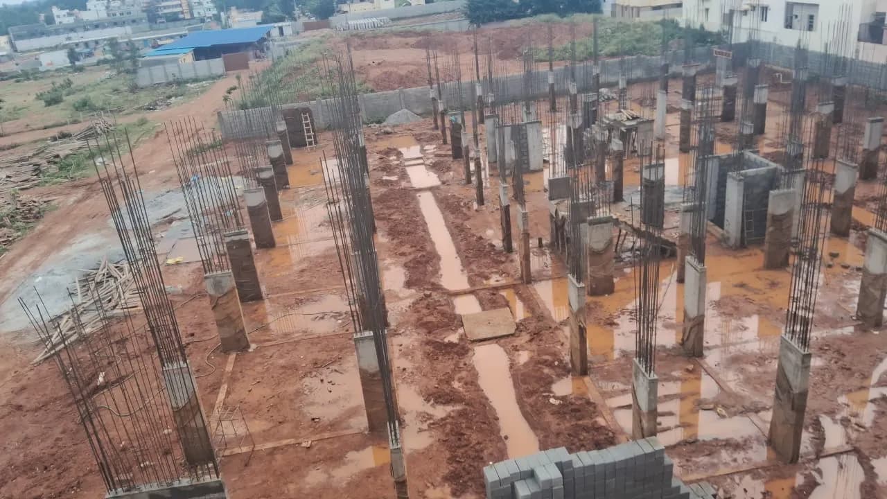Fusion 4 Oyster: Site photo filed with Karnataka RERA