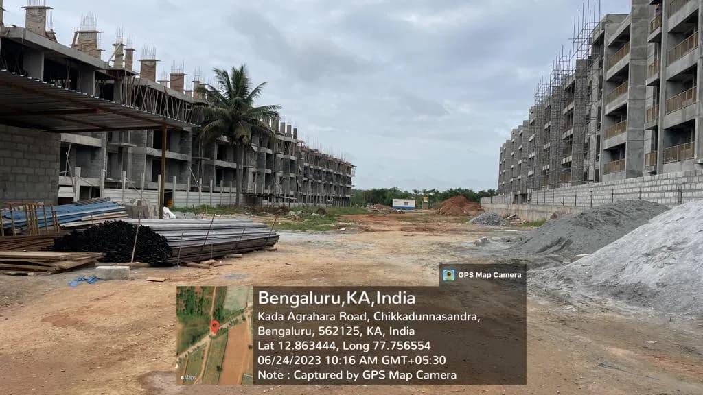 Engrace 3: Site photo filed with Karnataka RERA