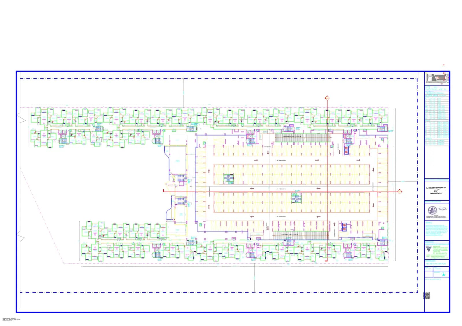 Provident Ecopolitan: Floor Plan 3rd and 4th.pdf (filed with Karnataka RERA)