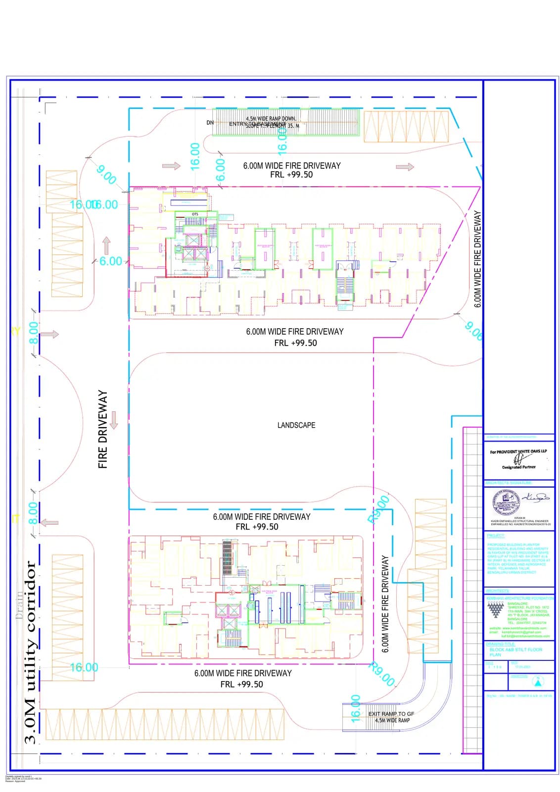Provident Ecopolitan: Block A & B Stild Floor Plan.pdf (filed with Karnataka RERA)