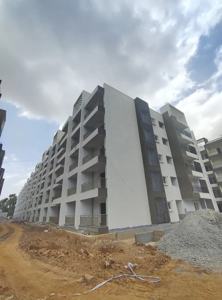 Abhee Siliconshine: Site photo filed with Karnataka RERA