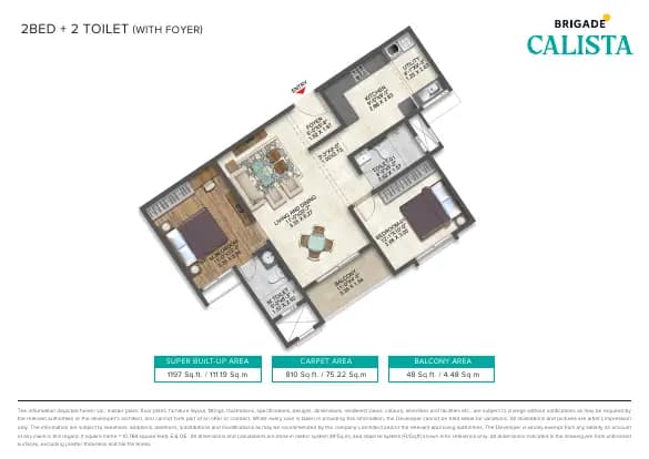 Brigade Calista: Brochure, page 2 (filed with Karnataka RERA)