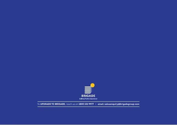 Brigade Calista: Brochure, page 4 (filed with Karnataka RERA)
