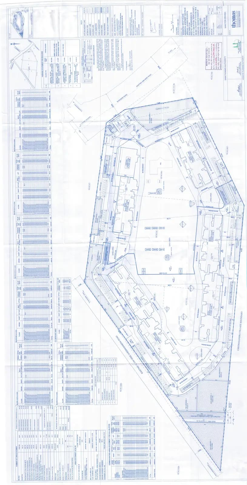 Brigade Calista: Approved Layout Plan (filed with Karnataka RERA)