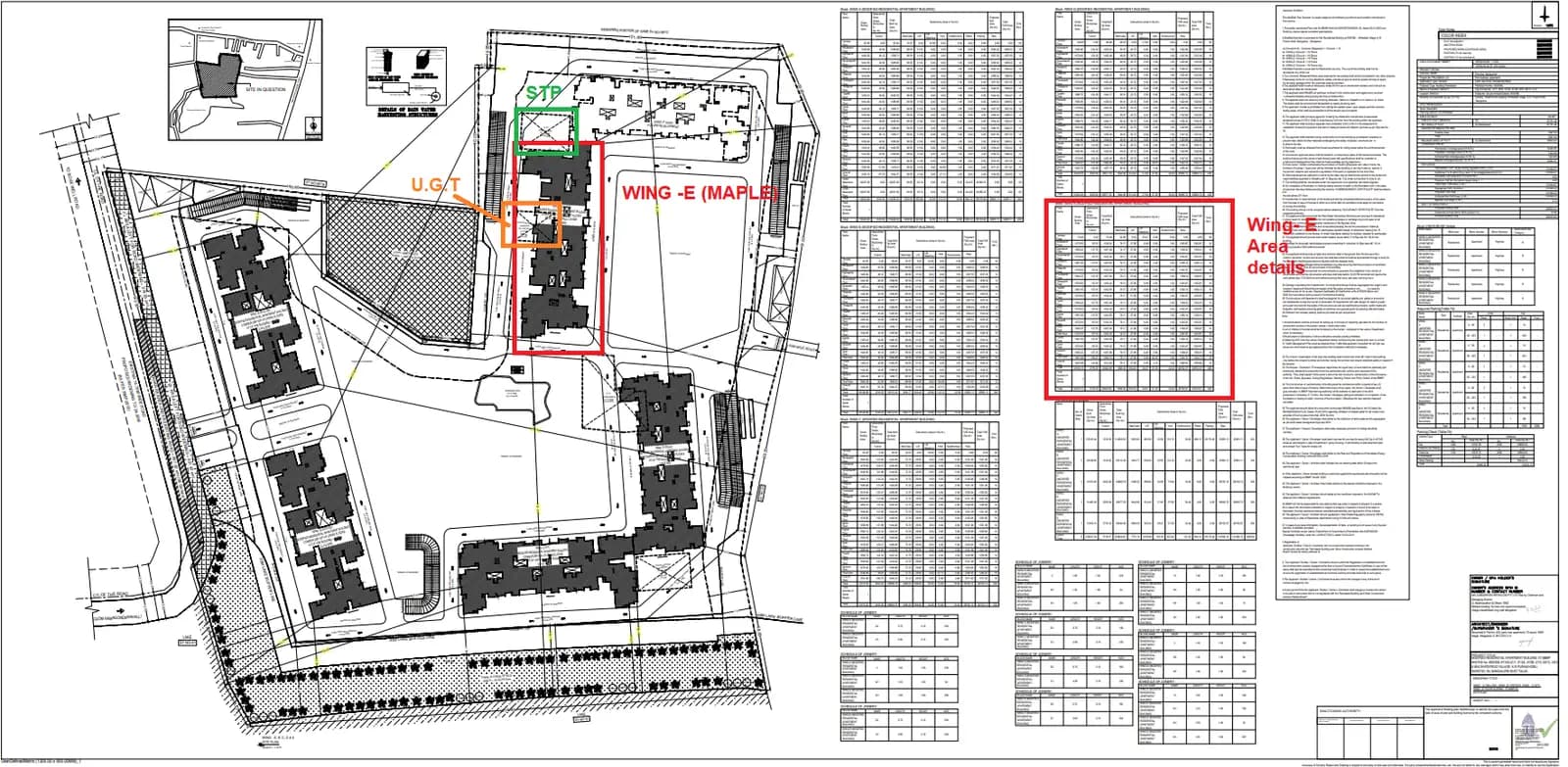 Folium By Sumadhura: Built Of Area in Sanction Plan (filed with Karnataka RERA)