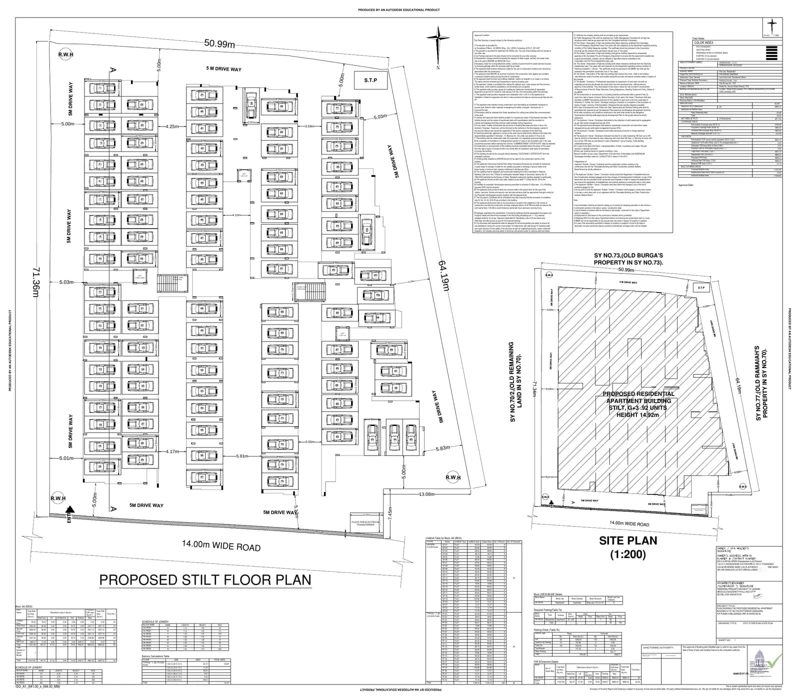 GK Gateway: Existing Layout Plan (filed with Karnataka RERA)