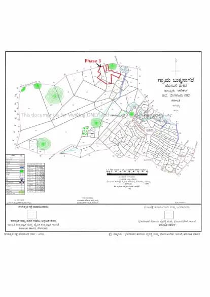 Spring Woods II: Village Map Demarcation.pdf (filed with Karnataka RERA)
