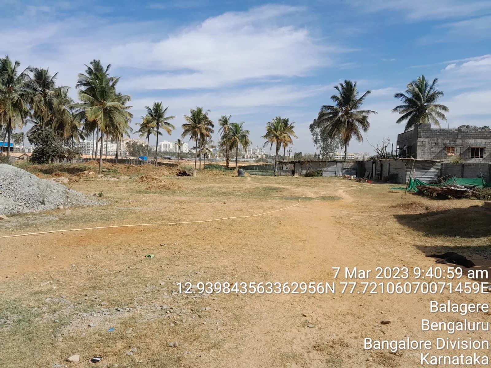Orchid Bloomsberry: Site photo filed with Karnataka RERA