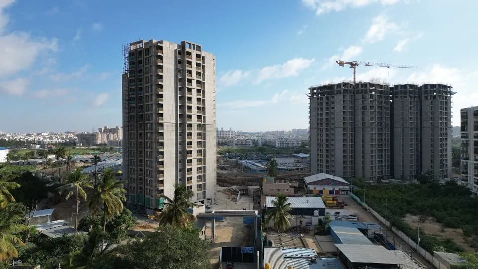 Orchid Bloomsberry: Site photo filed with Karnataka RERA